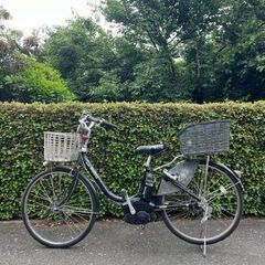 古いブリジストンのアシスト付き自転車