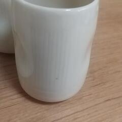 小ぶりな陶器製湯飲み5個セットの画像