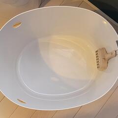 猫のトイレ　上からトイレの画像