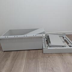 【新品未使用】山善　埃の入らない壁付チェストワイド※1段のみ