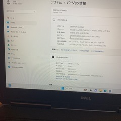 Dell precision Dell precision 7510改その③　i7-6820HQ Quadro M2000M GPU搭載！FHV メモリー32G　新品SSD256G t＋HDD500G！win11pro64の画像