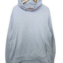 ユニクロ UNIQLO パーカー 2着セット（2枚セット） グレー/ライトブラウンの画像