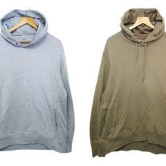 ユニクロ UNIQLO パーカー 2着セット（2枚セット） グレ...