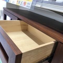 テレビボード大塚家具2枚扉2段引き出しヴィータブラウン223【トレファク堺福田店】の画像