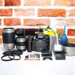 【全国送料無料】 Nikon D7000✨高画質 高速連写 ダブルレンズセット ズームセット✨ 届いたらすぐに使えます✨ ニコンの画像