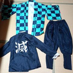 鬼滅の刃　炭治郎コスプレ　140センチの画像