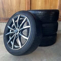 中古ノーマルタイヤホイール付き225/45R18 95Wステップワゴン、セレナ、ノア、ヴォクシー、エスティマ、アコード、カローラ用、の画像