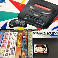 メガドライブ2本体+ソフト8本エイリアンソルジャーガンスターヒー...