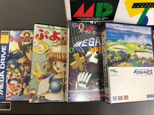 メガドライブ2本体+ソフト8本エイリアンソルジャーガンスターヒーローガントレット等+達人コントローラー