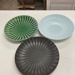 2506-015 光洋陶器 丸皿3枚 バラ売り不可 キズ 汚れあり