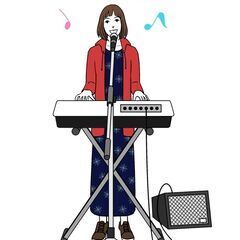 女性キーボード募集。90年代の邦楽女性ロック・ポップ