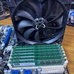 LGA1366 マザーボード CPU i7-950 メモリ24GB CPUクーラー付き セットの画像