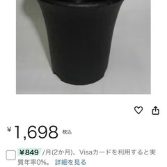 【新品未使用】プラ鉢（ミニ蘭鉢3.5号9個）の画像