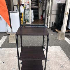 レンジ台  上棚付き スリム キャスター付き🚚自社配送時💳代引き...