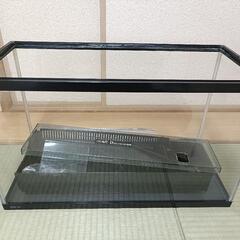 【引取】GEX 水槽と上部ろ過フィルターセット 60cm