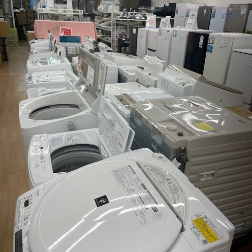 ★ジモティ割あり★   SHARP 洗濯乾燥機　21年製　8kg/4.5kg　クリーニング済み SJ9458