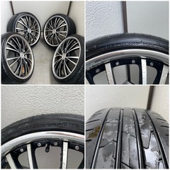 Wedsマーベリック 17×6J +45 4H100 タイヤ付　17インチの画像