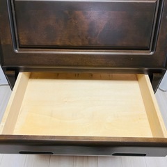 【希少品】大雪木工　ライディングビューロー　デスク　チェストの画像