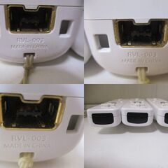 G∫180 Wiiリモコンプラス 任天堂 純正 RVL-003 3個セット 白 ホワイト 動作確認済 検：ゲーム Wii U リモコン コントローラー ゲームの画像