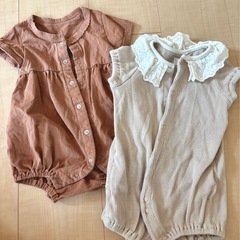 子供服、ボンネット、スタイ