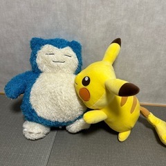カビゴン　ピカチュウ　ぬいぐるみ