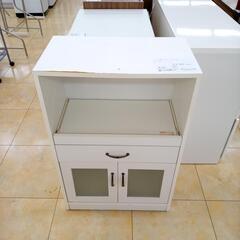 値下げしました。★ジモティ割あり★  レンジ台 白 H90×D3...
