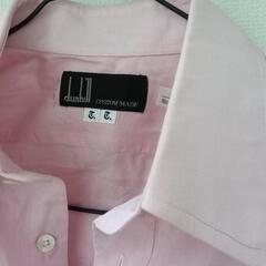 ダンヒル　メンズシャツ　薄いピンク　サイズＭの画像
