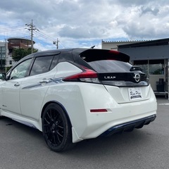 総額85万円 日産 リーフ X10万台記念車 車検2年 EV車 4万キロ台 プロパイロット エマブレ コーナーセンサー ステアリングスイッチ シートヒーター 電動パーキング ナビ フルセグ Bluetoothオーディオ ETC バックカメラの画像