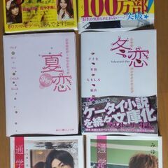 通学電車、夏恋などの文庫本