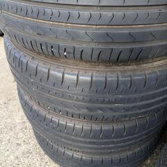 155/65R14　社外アルミ夏タイヤセット　ファルケン　セリアル2920　バランス取り、バルブ交換済み　8分山の画像
