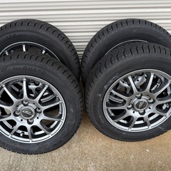 残りミゾ多い軽自動車用スタッドレスホイールセット