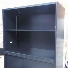 書庫　オープン・引き戸セット　プラス　リユース品の画像