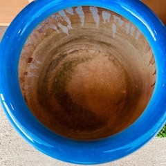 JF0624　火鉢　富士柄　金魚鉢　メダカ鉢の画像