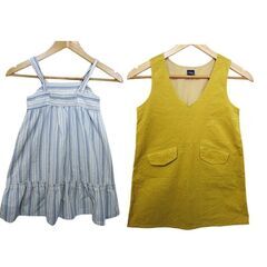 女児 キッズ 120cmサイズ 5枚セット ワンピース、カットソー、スカートの画像