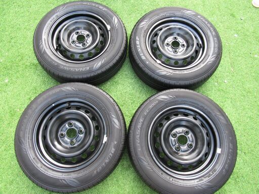 美品★TOYOTAヤリス純正スチールホイール＋2023年製175/70r14深溝★4本セット