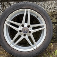 17インチ 7.5J +44 PCD112 5H メルセデスベンツ W205 Cクラスサイズ適合 アルミホイールの画像