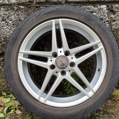 17インチ 7.5J +44 PCD112 5H メルセデスベンツ W205 Cクラスサイズ適合 アルミホイールの画像