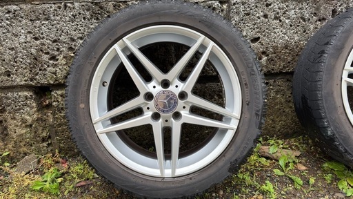 17インチ 7.5J +44 PCD112 5H メルセデスベンツ W205 Cクラスサイズ適合 アルミホイール