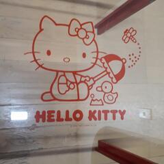Hello Kitty　ハローキティ　ガラステーブル　当時物?の画像