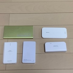 【ジャンク品】壊れたモバイルバッテリー×５個