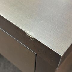 店頭引き渡し 中古 SIMMONS シモンズ ナイトテーブル ローテーブル 木製 家具の画像