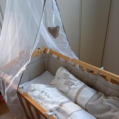 ミニ　ベビーベッドの画像