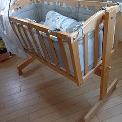 ミニ　ベビーベッドの画像