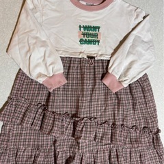 女の子　冬服　100の画像