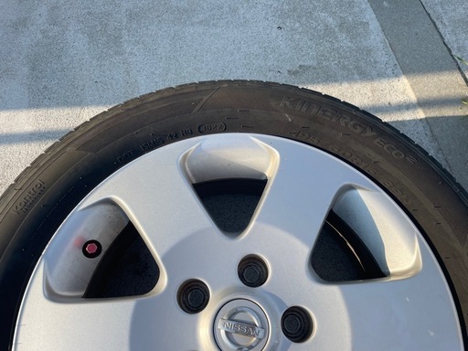 195/60r16日産純正ホイールセット