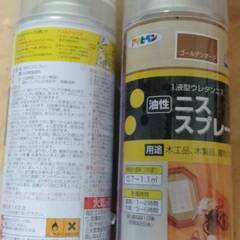 アサヒペン ニススプレー 420ML　ゴールデンオーク