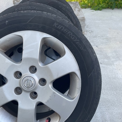 195/60r16日産純正ホイールセット
