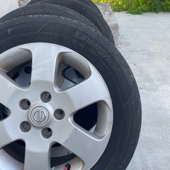 195/60r16日産純正ホイールセットの画像