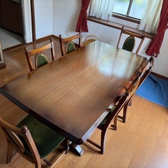 KG36⭐️美中古⭐️6人掛け　ダイニングテーブル　高級品　食卓...