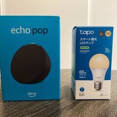 Amazon Echo Pop スマートスピーカー + スマート...